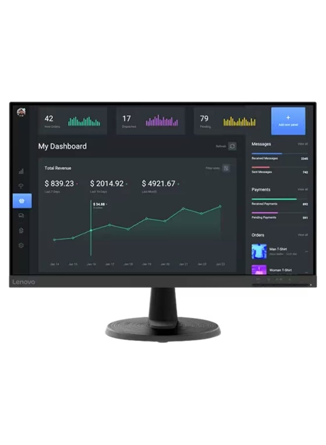 Lenovo LED Monitor Thinkvision C24-40 23.8" FHD -75 Hz Black  - Image 1