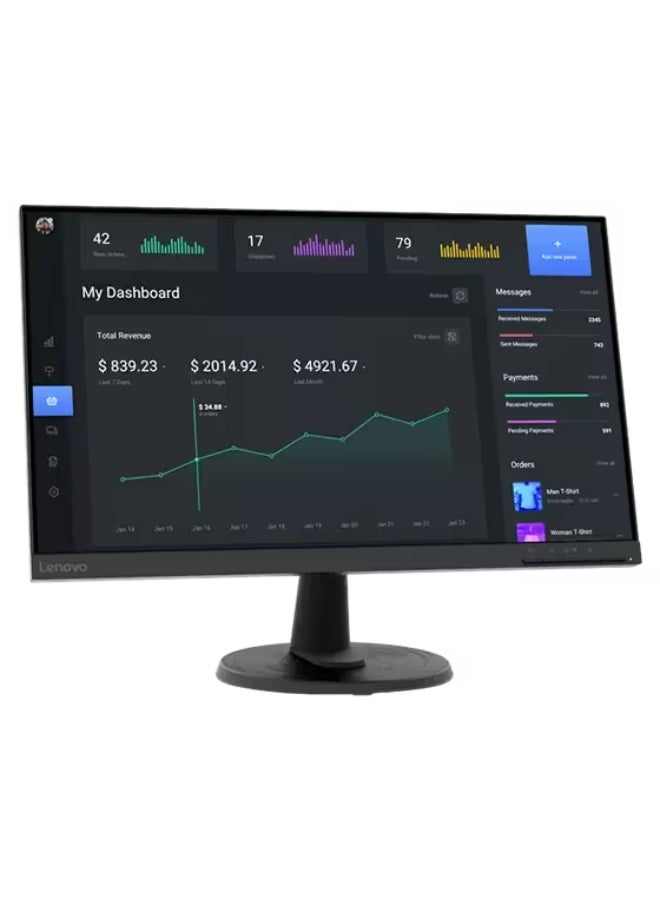 Lenovo LED Monitor Thinkvision C24-40 23.8" FHD -75 Hz Black  - Image 2