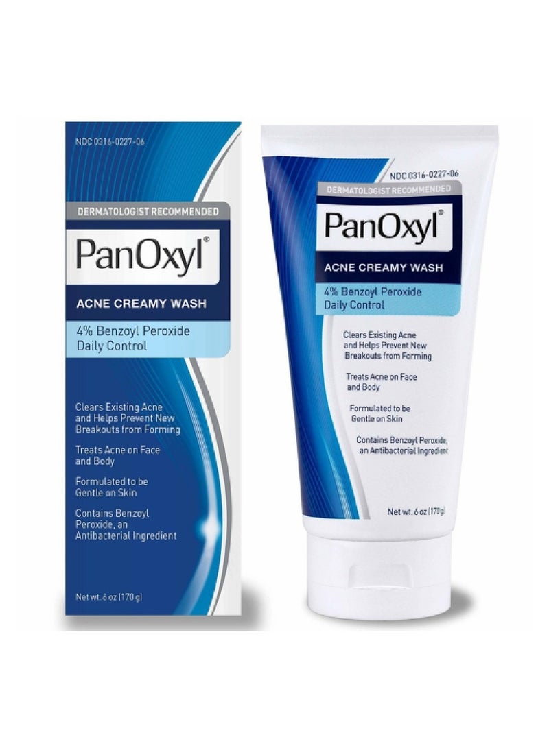 PanOxyl - Acne Creamy Wash 170grams - Image 1