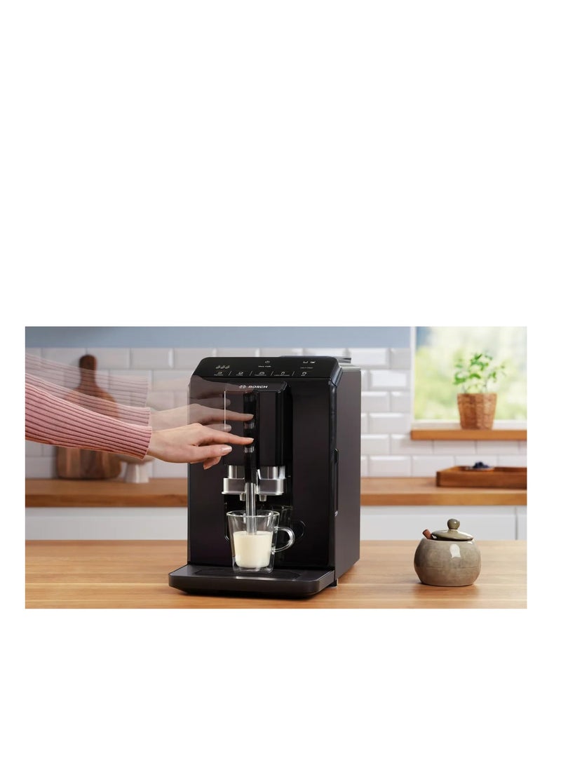 Bosch Fully automatic coffee machine Series 2 bean container capacity 250 g 15.0 bar1.4 liters  black TIE20119 1.4 L 1300 W TIE20119 black - Image 2
