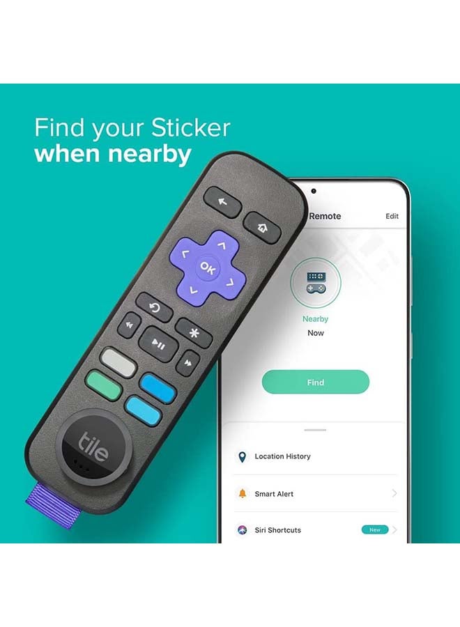 تايل ملصق 2022 مكتشف عناصر بلوتوث، حزمة واحدة، نطاق العثور على 75 مترًا، يعمل مع Alexa وGoogle Home، متوافق مع iOS وAndroid، ابحث عن مفاتيحك وأجهزة التحكم عن بعد والمزيد، - Image 3