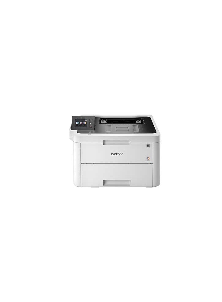 brother HL-3270CDW Colour LED Printer With LCD Touchscreen, Wireless And Network Connectivity, NFC, 2-Sided Printing, Mobile Printing 43.9 x 46.1 x 25.2 cm White  - Image 1