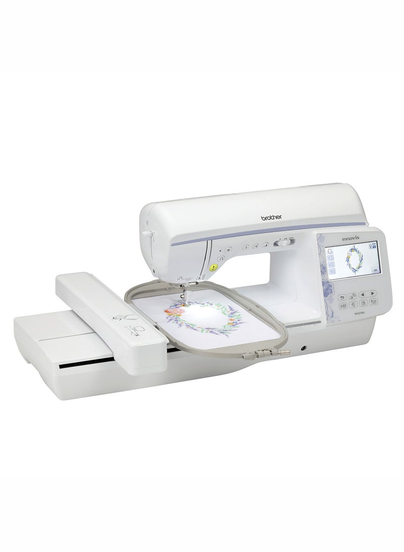 brother Innov-is NV2700 Sewing, Quilting & Embroidery Machine – Wi-Fi Enabled, 258 Embroidery Designs, 291 Stitches, Touchscreen, 160x260mm Area  White color |Made in Vietnam NV2700 - Image 2