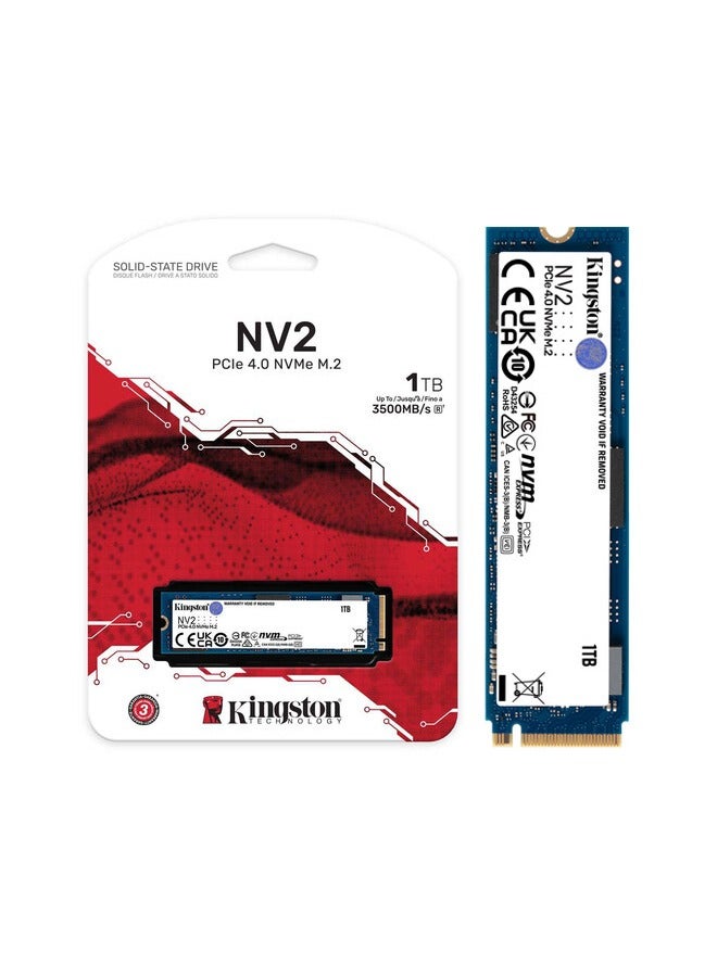 Kingston 1000G NV2 M.2 2280 PCIe 4.0 NVMe SSD SNV2S/1000G 1 TB - pnsku/N70058147V/45/_/1711438308/b58abec0-bd6d-4ef3-8eb9-2abb8543d2fa