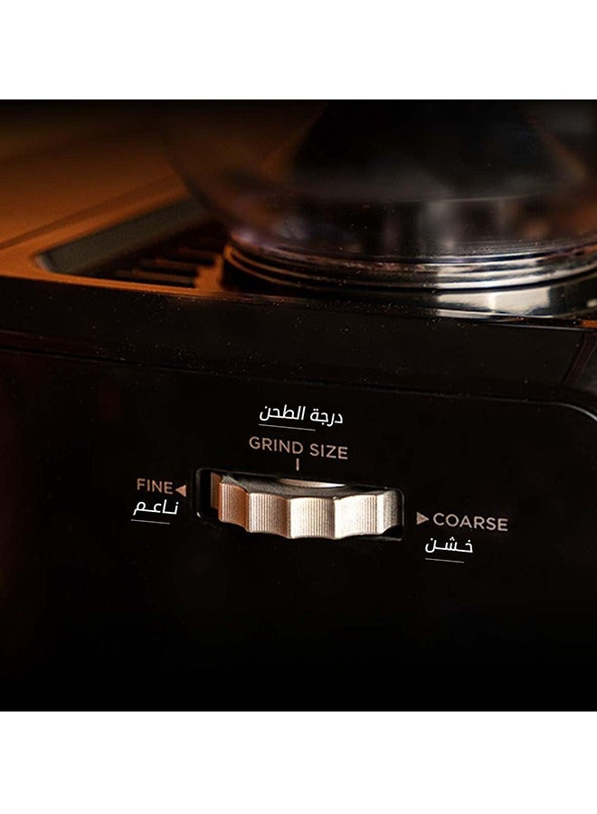 REBUNE - Espresso Machine Coffee Maker 2 L 1450 W RE-6-036 Black - Image 1