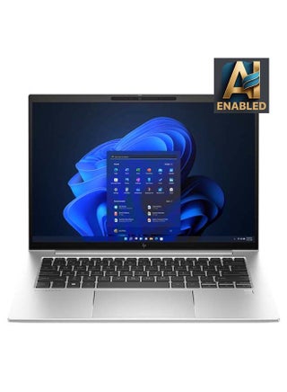 EliteBook 840 G10  (Upgraded Version) Laptop With 14-inch (1920x1200) IPS Display, Core i7-1355U Processor/16GB RAM DDR5/512GB NVMe SSD/Windows 11 Pro/Integrated Intel UHD Graphics/ English/Arabic Silver - pnsku/N70058213V/45/_/1723126122/da3b2681-c30e-497d-a03b-987b08b8228e