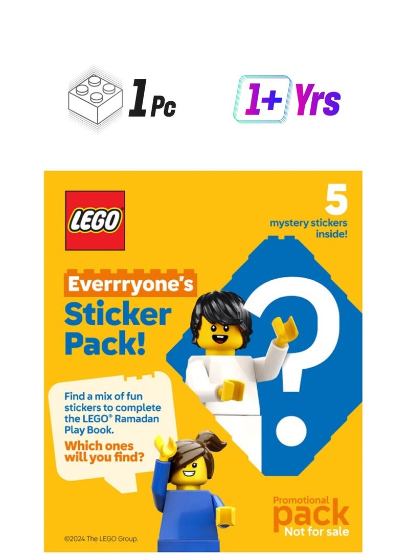 Lego Gift 6293206797007 Stickers Blind Pack 1 1+ Years  - Image 1