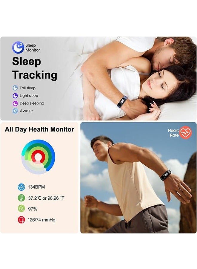 Honor Smart Band 9 Activity Fitness Tracker with 1.57" Touch AMOLED Screen,Pedometer,96 Sport Modes,Blood Oxygen,Heart Rate,Stress and Sleep Monitor,5ATM Waterproof Fitness Watch for iPhone&Android black  - Image 5
