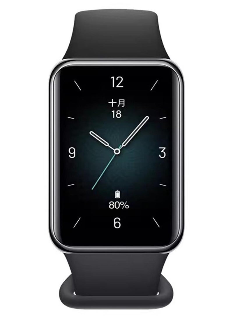 Honor Smart Band 9 Activity Fitness Tracker with 1.57" Touch AMOLED Screen,Pedometer,96 Sport Modes,Blood Oxygen,Heart Rate,Stress and Sleep Monitor,5ATM Waterproof Fitness Watch for iPhone&Android black - Image 1