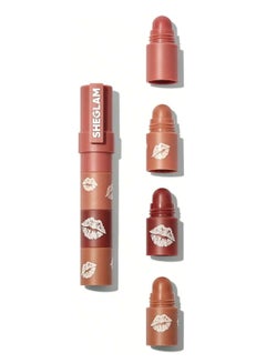 شيجلام مجموعة أحمر الشفاه Mega Lip Stacks 4 في 1 ذات اللمسة النهائية غير اللامعة  - Image 1