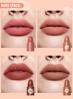 شيجلام مجموعة أحمر الشفاه Mega Lip Stacks 4 في 1 ذات اللمسة النهائية غير اللامعة  - Image 2