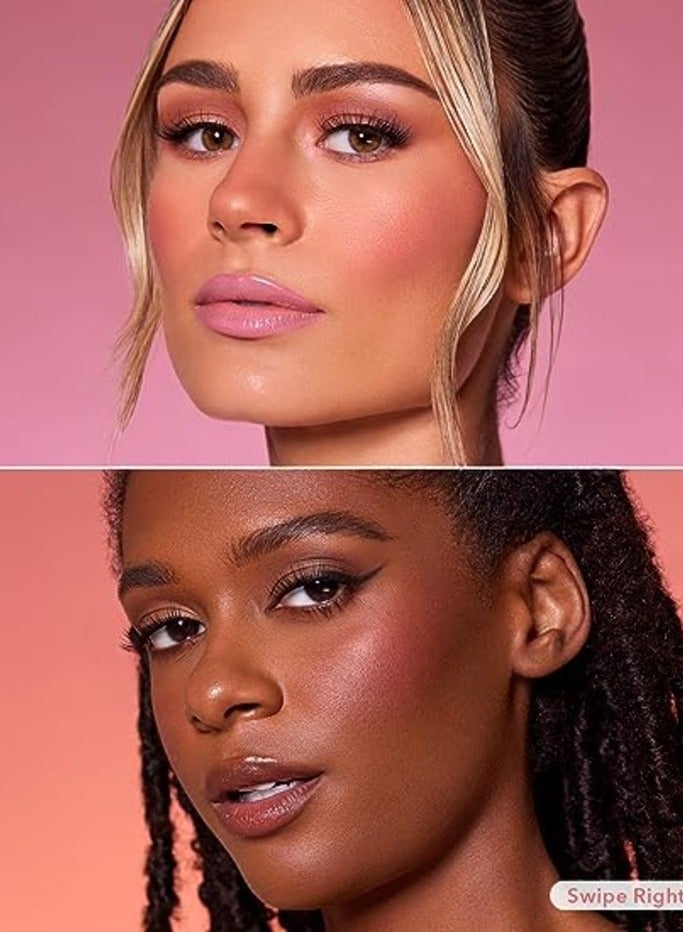 SHEGLAM Color Blossom Liquid Blush   Swipe Right Red - Image 2