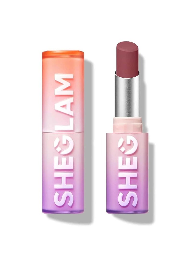 شيجلام Dynamatte Boom Long Lasting Matte Lipstick High Key Brown