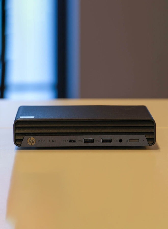 HP - Mini Desktop Pro 400 G9 With Intel Core i5-12500T Processor/8GB RAM/256GB SSD M.2/DOS(Without Windows)/Intel UHD Graphics 770 With Wireless Keyboard And Mouse English/Arabic black - Image 1