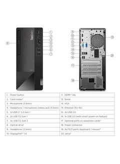 Lenovo ThinkCenter Neo 50t Tower PC, Core i5-12400 Processor/8GB RAM/512GB SDD/Intel UHD Graphics 730/DOS(Without Windows) Black  - Image 5