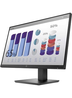 HP P24Q G4 Monitor, 23.8" QHD 2560 x 1440 IPS Display, 60Hz Refresh Rate, 5ms (GtG) Response Time, 16 9 Aspect Ratio, VESA Mountable, HDMI / VGA Display Input, Black  - Image 1