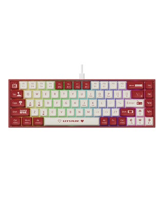 Ak680 Wired USB Mechanical Keyboard Colourful Backlit Hot-Swappable Brown Switches 68 Key for PC Laptop Red/White - pnsku/N70058344V/45/_/1711515647/9e9c9142-3097-4395-a1f4-ce152f694ce2
