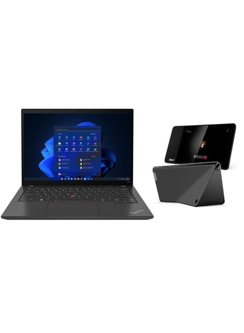 ThinkPad P14s Gen 4 Mobile Workstation Laptop With 14-Inch FHD Display, Core i7-1360P Processor/32GB RAM/2TB SSD/4GB NVIDIA RTX A500 Graphics Card/Windows 11 Pro FREE ThinkSmart View Display English Black