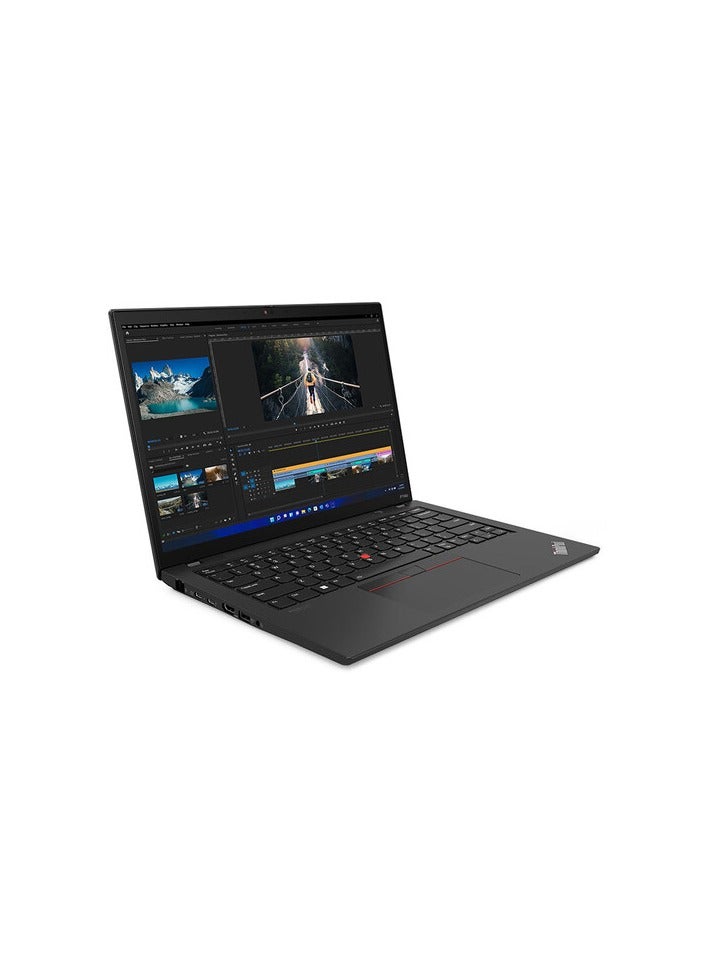 Lenovo - ThinkPad P14s Gen 4 Mobile Workstation Laptop With 14-Inch FHD Display, Core i7-1360P Processor/32GB RAM/1TB SSD/4GB NVIDIA RTX A500 Graphics Card/Windows 11 Pro English Black - Image 1