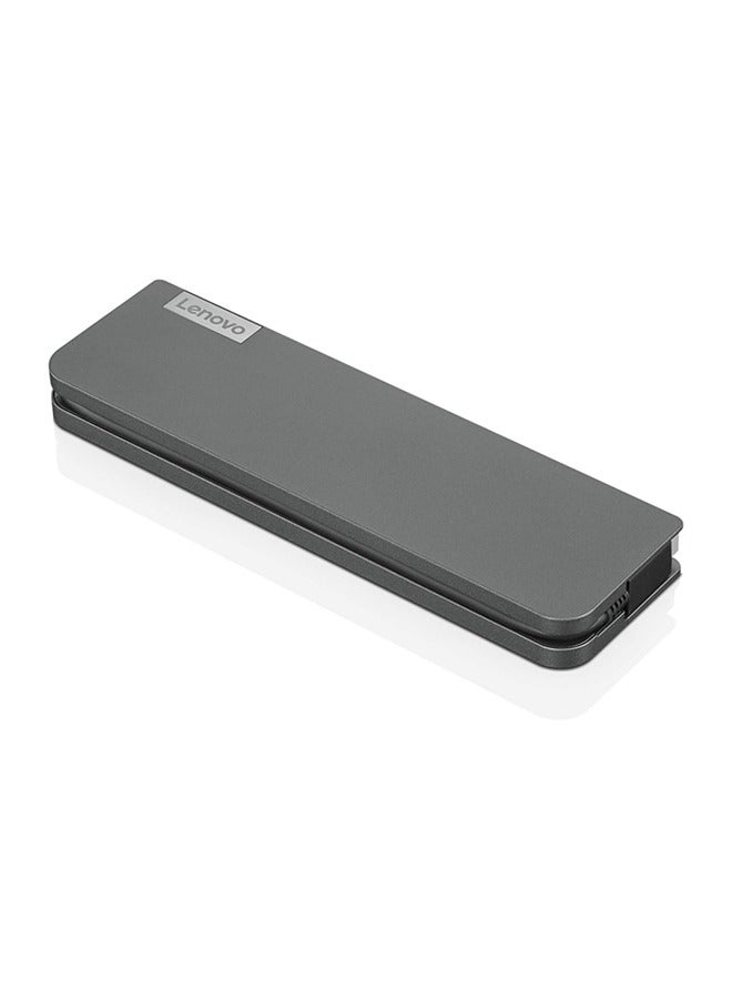 Lenovo - Lenovo USB C Mini Dock UK, 40AU0065UK Iron Grey - Image 1