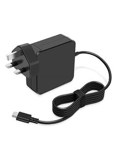 Lenovo 65W USB-C Wall Adapter UK Power Adapter/Inverter Indoor - 4X21L54612 Black  - Image 4