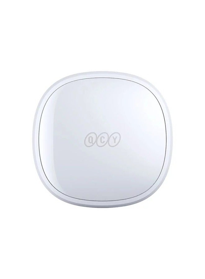 QCY - T13X Wireless Earbuds , Active Noise Cancellation Bluetooth Earphones, ANC Levels Transparency Mode EQ Settings , IPX5 Waterproof - White - Image 1