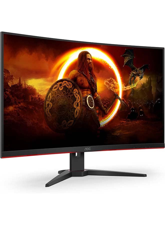 31.5-Inch Gaming Curved Monitor FHD VA Display, 250Hz Refresh Rate, 0.5ms Response Time, 1500R Curvature, AMD FreeSync Premium Technology, 16.7m Display Colors, Black | C32G2ZE2/79 Black