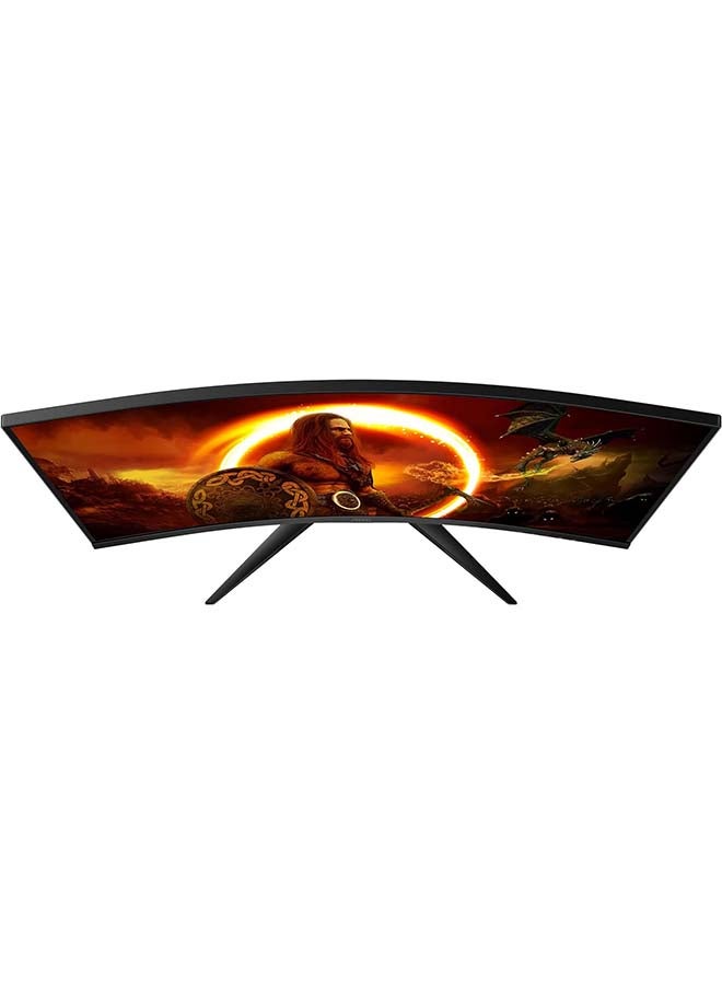 31.5-Inch Gaming Curved Monitor FHD VA Display, 250Hz Refresh Rate, 0.5ms Response Time, 1500R Curvature, AMD FreeSync Premium Technology, 16.7m Display Colors, Black | C32G2ZE2/79 Black