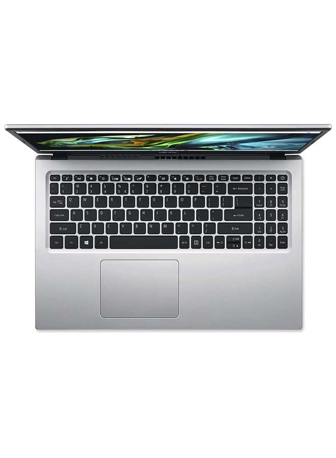 Aspire 3 A315 Laptop With 15.6-Inch Display, Core i3-N305 Processor/8GB RAM/256GB SSD/Intel UHD Graphics/DOS(Without Windows) English/Arabic Silver