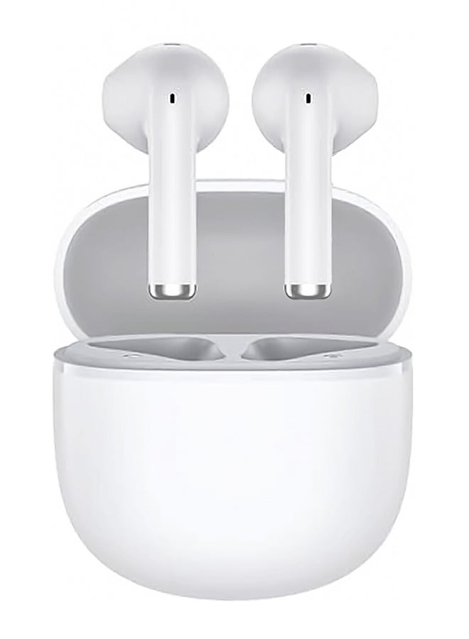 Ailybuds Lite T29 Truly Wireless Earbuds With Bionic Arc Design,Strong 5.3 Bluetooth Connection, 28 Hours Battery Life & 68 ms Low Latency White
