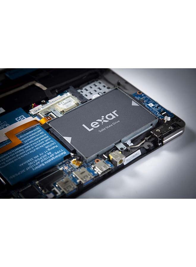 ليكسار - محرك أقراص الحالة الصلبة NS100 سعة 512 جيجابايت مقاس 2.5 بوصة (SATA 6Gb/s SSD)، سرعة قراءة تصل إلى 550 ميجابايت/ثانية (LNS100-512RB) - Image 1