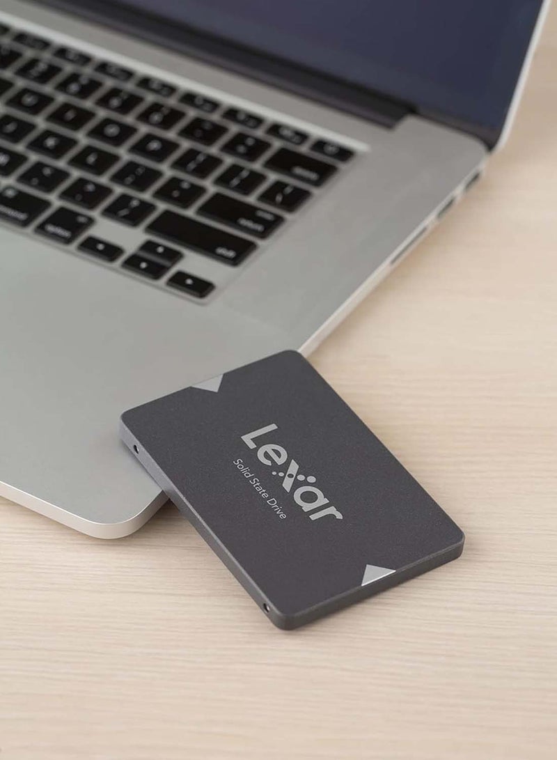 ليكسار - محرك أقراص الحالة الصلبة NS100 سعة 512 جيجابايت مقاس 2.5 بوصة (SATA 6Gb/s SSD)، سرعة قراءة تصل إلى 550 ميجابايت/ثانية (LNS100-512RB) - Image 1