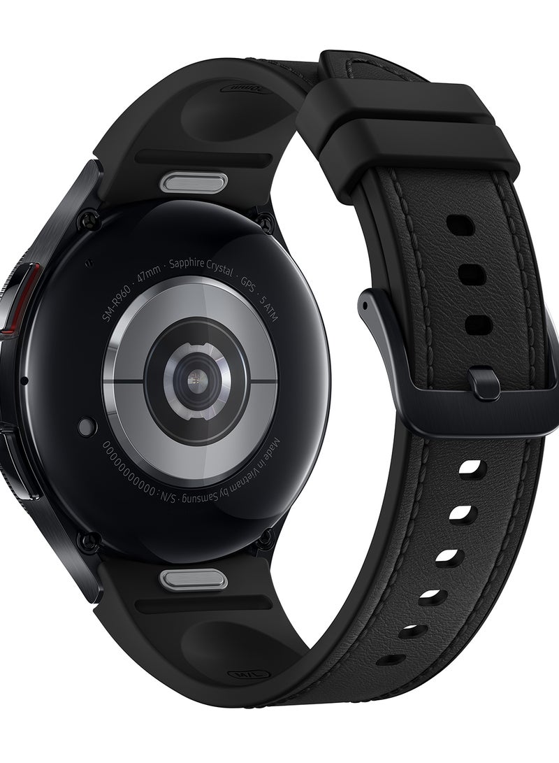 Samsung Renewed - Galaxy Watch 6 Classic 47 Mm GPS Smartwatch Graphite/Black - Image 5