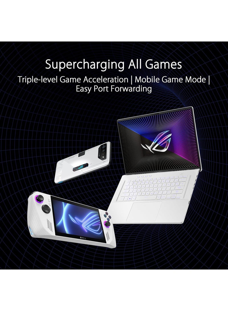 أسوس راوتر الألعاب ROG Rapture GT-BE98 رباعي النطاق WiFi 7، يدعم 320 ميجاهرتز بسرعات تصل إلى 25 جيجابت في الثانية، ومنفذ مزدوج 10 جيجا، ووضع ألعاب الهاتف المحمول، وميزات AiMesh وVPN | 90IG08F0-MO9A0V  - Image 4