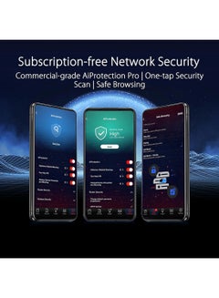 ASUS ROG Rapture GT-BE98 Quad-Band WiFi 7 Gaming Router, Supports 320MHz with Speeds of Up to 25 Gbps, Dual 10G Port, Mobile Game Mode, AiMesh & VPN Features | 90IG08F0-MO9A0V Black  - Image 5