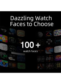 QCY Smartwatch GS Smart Sports Watch With 2.02 Large Display, Bluetooth Call, Health Monitoring,10 Days Battery Life and Message, Call Notification Black  - Image 4