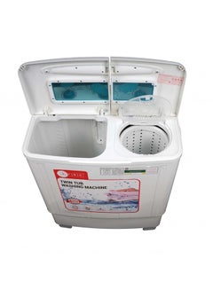 AFRA Japan Washing Machine-Top Load, Twin Tub, Semi-Automatic, Freestanding, Compact Design, Durable Plastic Housing, Washing  G-Mark, ESMA, ROHS, And CB Certified, 2 Years Warranty 7.5 kg 360 W AF-7552WMWT White  - Image 5