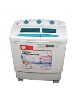 AFRA Japan Washing Machine-Top Load, Twin Tub, Semi-Automatic, Freestanding, Compact Design, Durable Plastic Housing, Washing  G-Mark, ESMA, ROHS, And CB Certified, 2 Years Warranty 7.5 kg 360 W AF-7552WMWT White  - Image 2