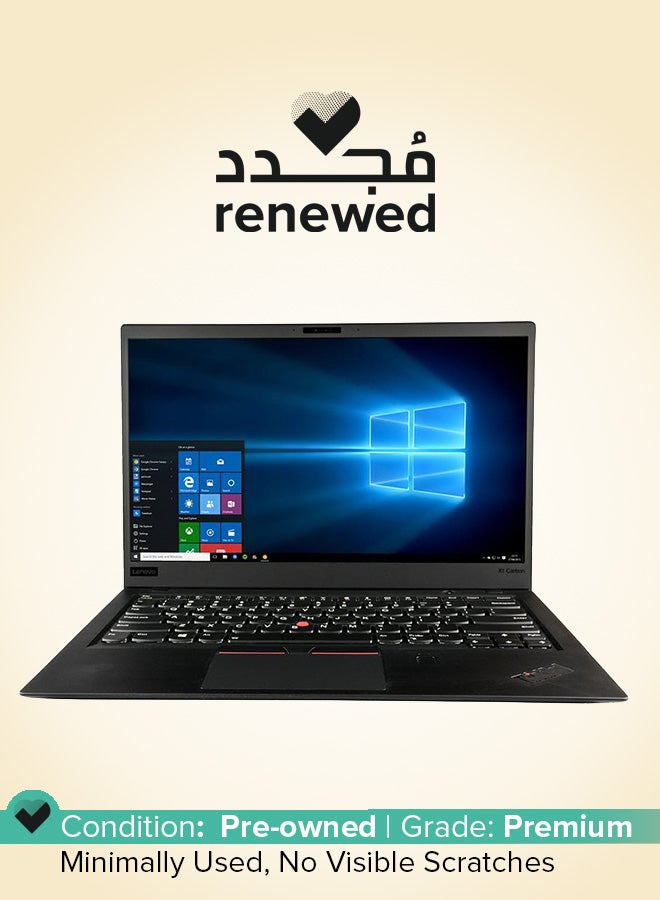 Lenovo Renewed - ThinkPad X1 Carbon G6 Laptop With 14.1 inch Display,Intel Core i7/8th Generation CPU/16GB RAM/512GB SSD/Windows 10/Intel UHD Graphics English Black - Image 1