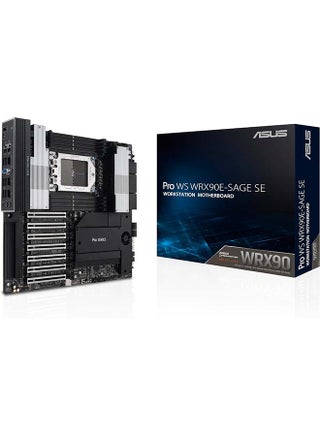 Pro WS WRX90E-SAGE SE EEB Workstation Motherboard, AMD Ryzen™ Threadripper™ PRO 7000 WX-Series, ECC R-DIMM DDR5, 32 Power-Stage,7xPCIe 5.0x16, PCIe 5.0 M.2, 10Gb & 2.5Gb LAN, Multi-GPU Support Black - pnsku/N70058641V/45/_/1711603534/d69faf65-5ece-404b-9780-691cbb593c4a