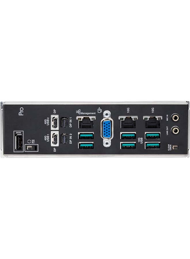 ASUS - Pro WS WRX90E-SAGE SE EEB Workstation Motherboard, AMD Ryzen™ Threadripper™ PRO 7000 WX-Series, ECC R-DIMM DDR5, 32 Power-Stage,7xPCIe 5.0x16, PCIe 5.0 M.2, 10Gb & 2.5Gb LAN, Multi-GPU Support Black - Image 1