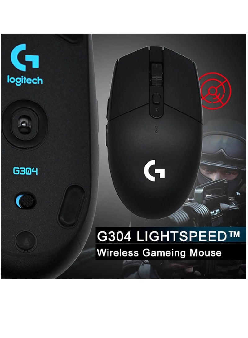 لوجيتيك - ماوس الألعاب اللاسلكي لايت سبيد G304 باللون الأسود - Image 1