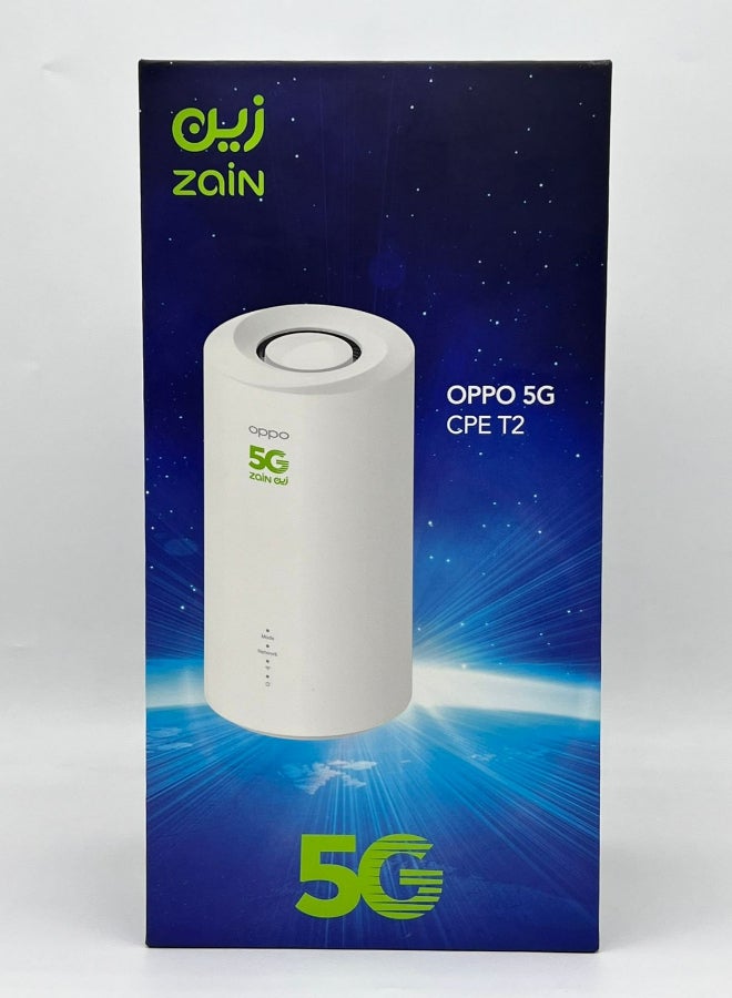 Zain - Router Oppo From Zain - 5G Supports Zain Network Only White - Image 1