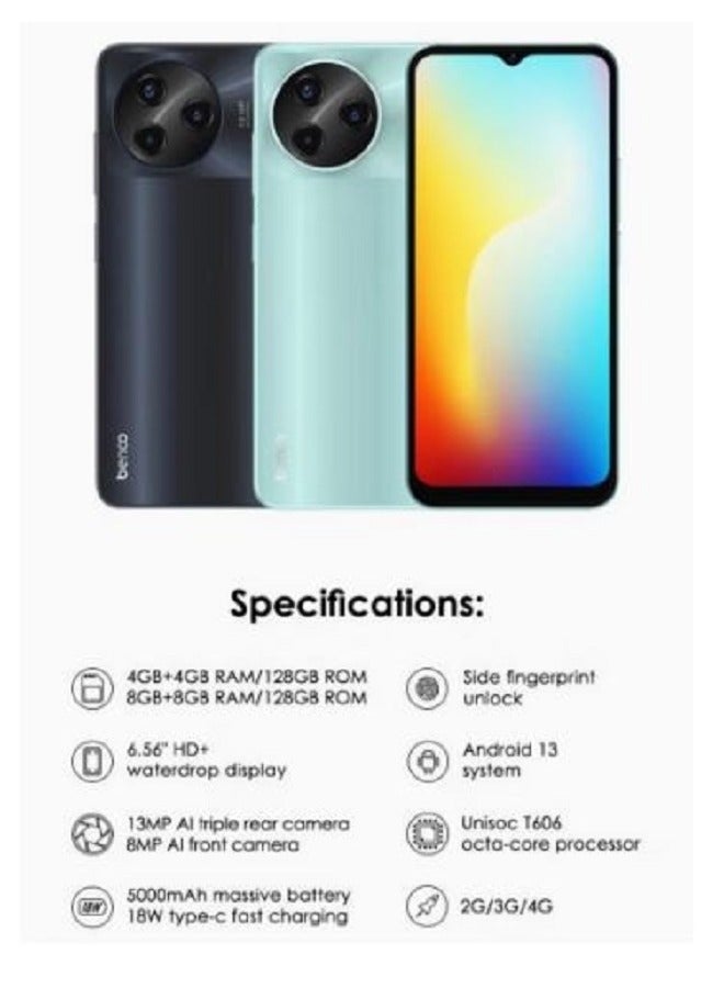 بينكو V91 Dual SIM Midnight Black 8GB RAM 128GB 4G  - Image 4
