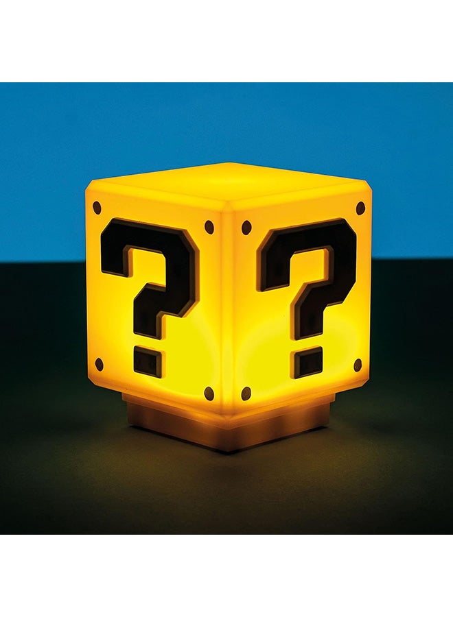 Paladone - Paladone Super Mario Mini Question Block Light with Sound - Image 1