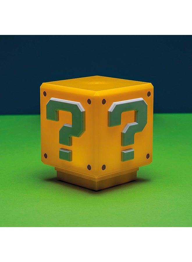 Paladone - Paladone Super Mario Mini Question Block Light with Sound - Image 1