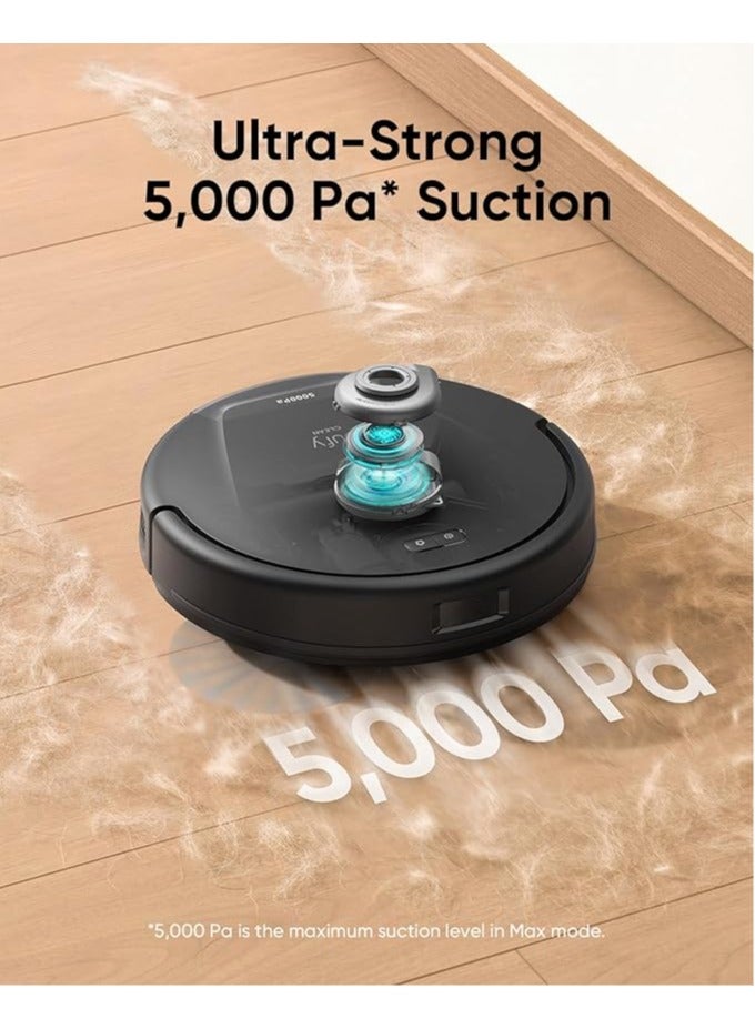 L60 Hybrid Robot Vacuum With Self Empty Station, Hair Detangling Technology, Up To 60 Days Of Hands Free Cleaning, Ultra Strong 5,000 Pa Suction To Remove Hair, Dust, Mop Pad 50 W T2278V11 Black - pnsku/N70058875V/45/_/1711603936/18e4a980-5fda-4957-b4db-9e3f4e19bdeb