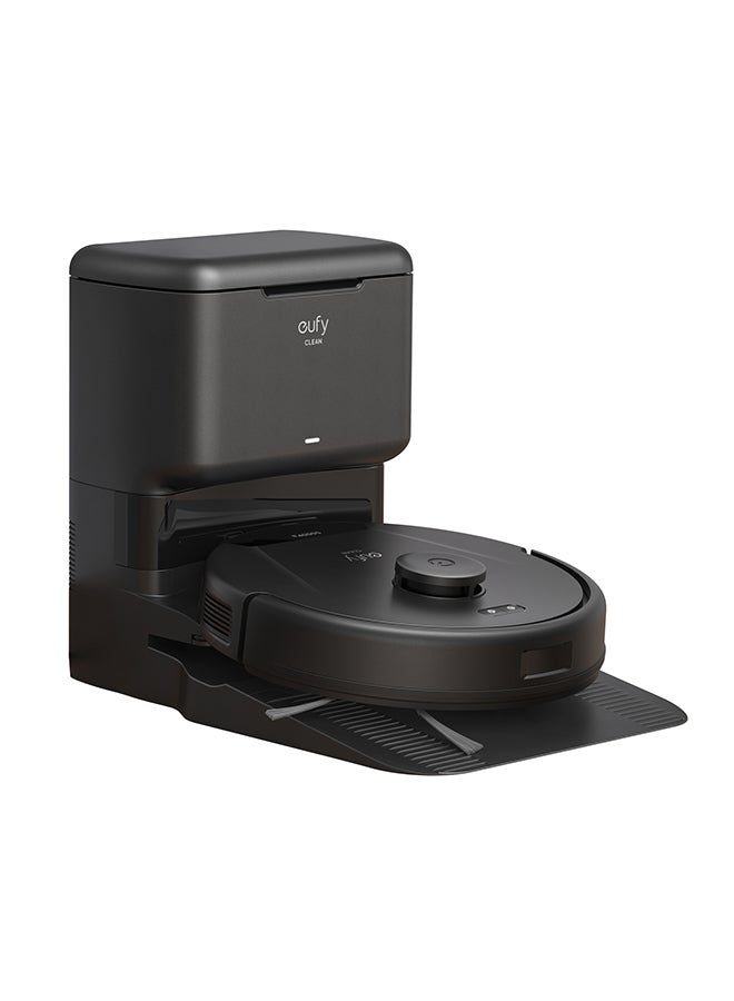 L60 Hybrid Robot Vacuum With Self Empty Station, Hair Detangling Technology, Up To 60 Days Of Hands Free Cleaning, Ultra Strong 5,000 Pa Suction To Remove Hair, Dust, Mop Pad 50 W T2278V11 Black