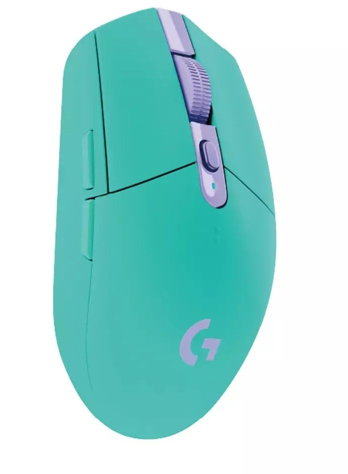 Logitech - Logitech G304 Lightspeed Wireless Gaming Mouse, Hero Sensor, 12,000 DPI, Lightweight, 6 Programmable Buttons, 250h Battery Life, On-Board Memory, Compatible with PC/Mac (Green) - Image 1