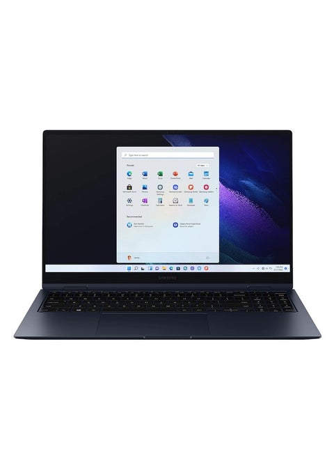 Galaxy Book Pro 2 In 1 Laptop With 15.6-Inch FHD AMOLED Touch Display, Core i7-1165G7 Processor/16GB RAM/1TB SSD/Intel Iris Xe Graphics/Windows 10 English Mystic Navy